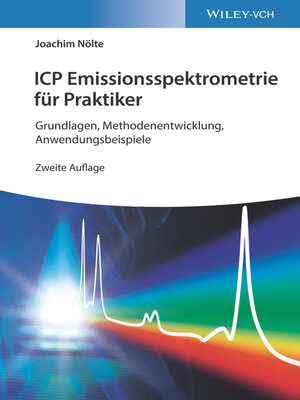 cover image of ICP Emissionsspektrometrie für Praktiker